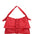 Borsa a spalla da donna Vera pelle 07171-S58 ROSSO FUOCO Viola Castellani
