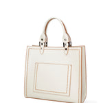 Borsa a mano da donna 100% vera pelle 07262-P 602 BEIGE Roberta Rossi