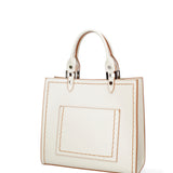 Borsa a mano da donna 100% vera pelle 07262-P 602 BEIGE Roberta Rossi