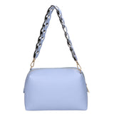 Livia Borsa a spalla da donna Vera pelle 06443-AZZURRO Gave Lux