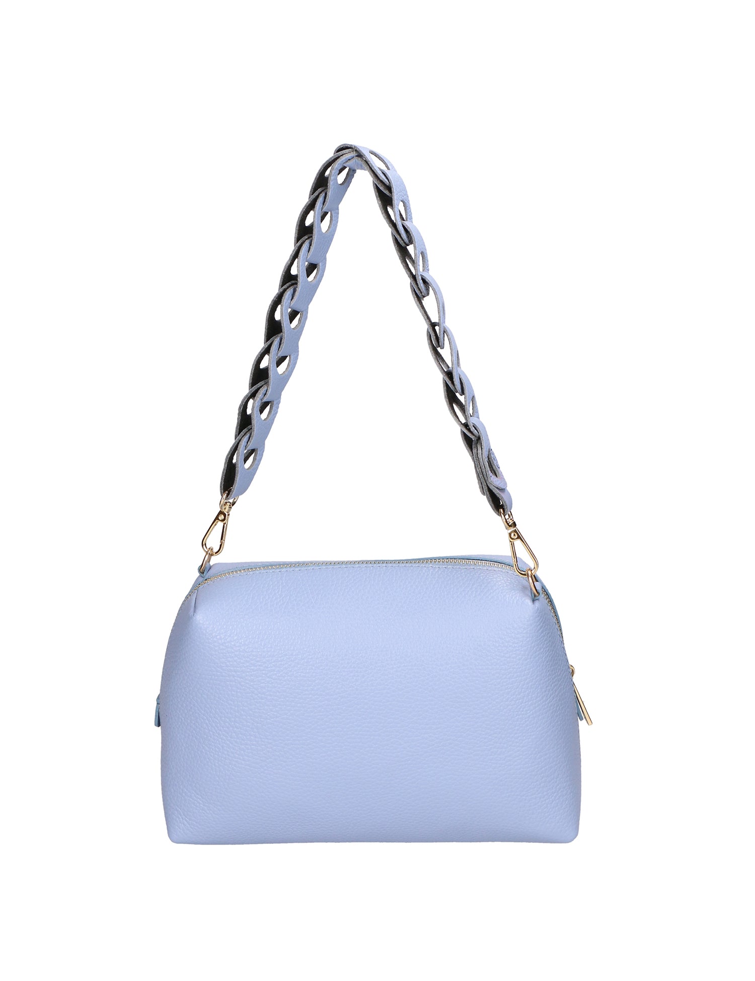 Livia Borsa a spalla da donna Vera pelle 06443-AZZURRO Gave Lux