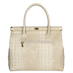 Deborah Borsa a mano da donna Pelle Croco Stampata 7727-C37 BEIGE BEIGE Gave Lux