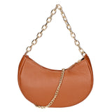 Loreta Borsa a spalla da donna Vera pelle 06511-D17 CUOIO SCURO Gave Lux