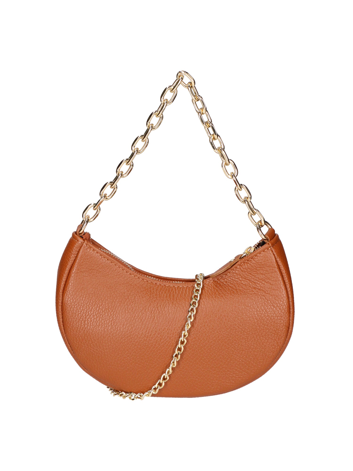 Loreta Borsa a spalla da donna Vera pelle 06511-D17 CUOIO SCURO Gave Lux