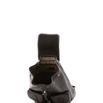 Zaino in vera pelle unisex Made in Italy 4030-NERO Alessia Firenze