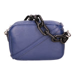 Barbara Borsa a spalla da donna Vera pelle 05706-D24 BLU BLUE Gave Lux