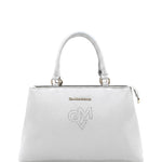 Borsa a Spalla in Pvc Bianco
