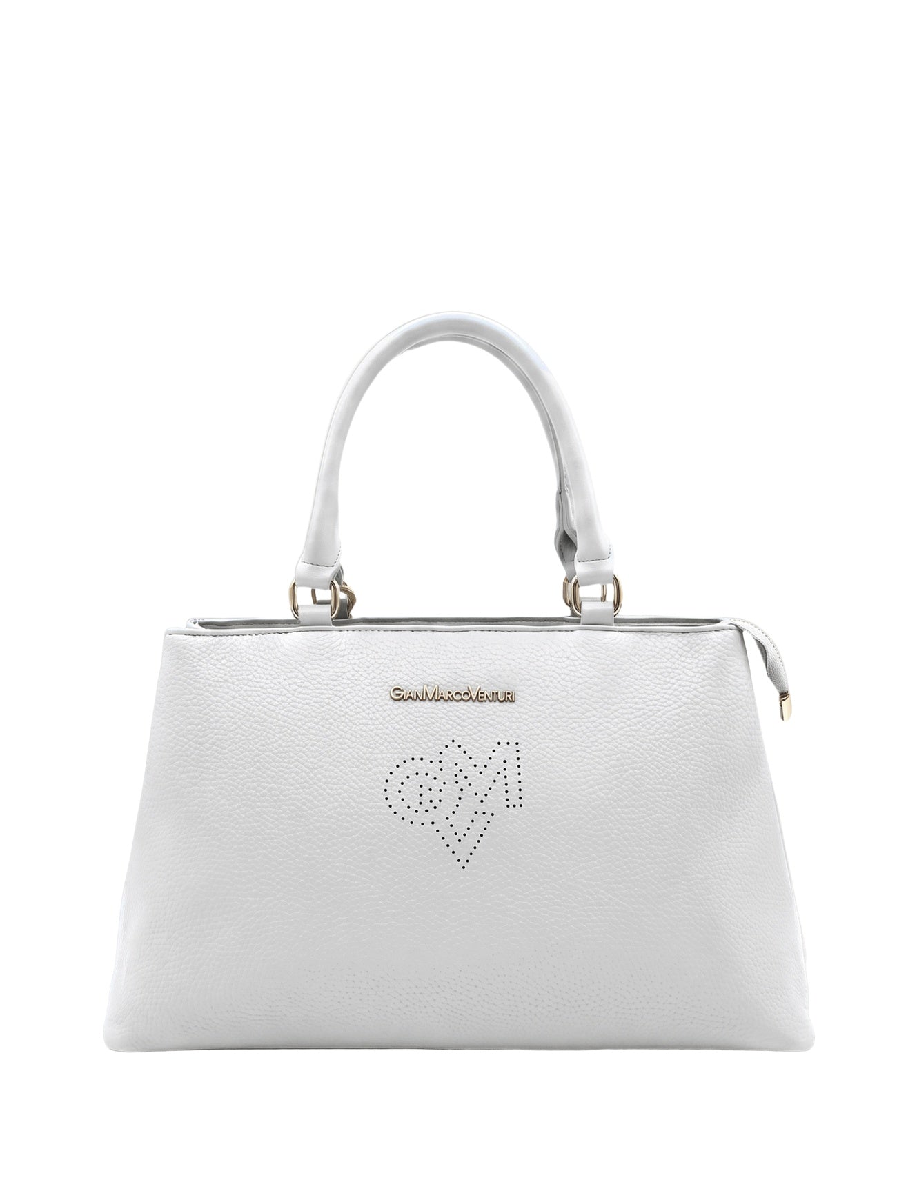 Borsa a Spalla in Pvc Bianco