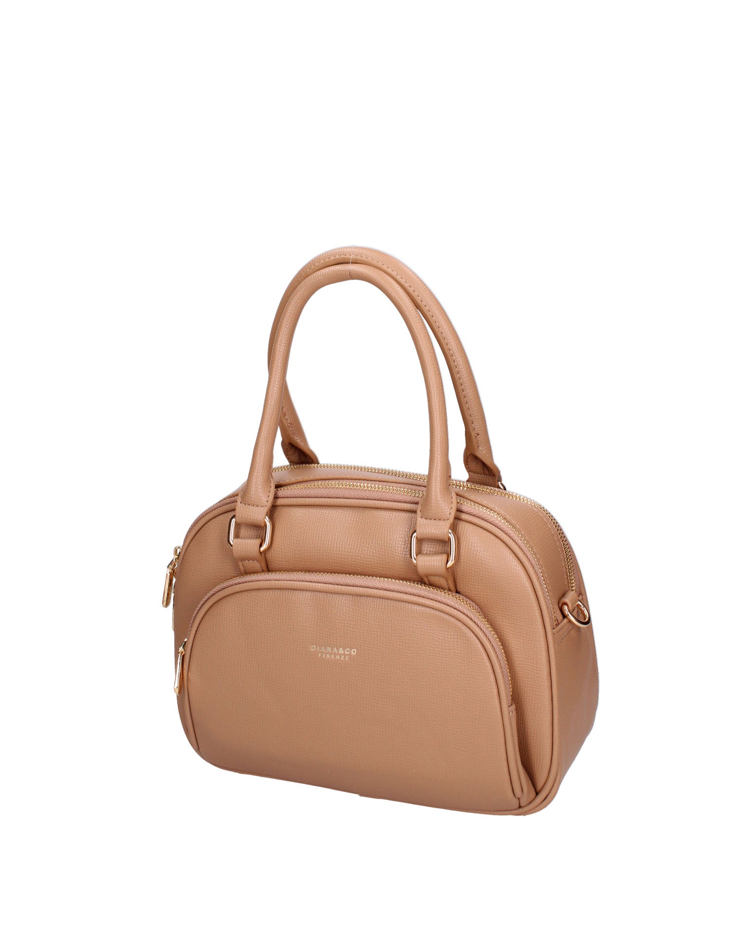 Borsa a mano da donna Ecopelle 601-4-CAMEL Diana&co