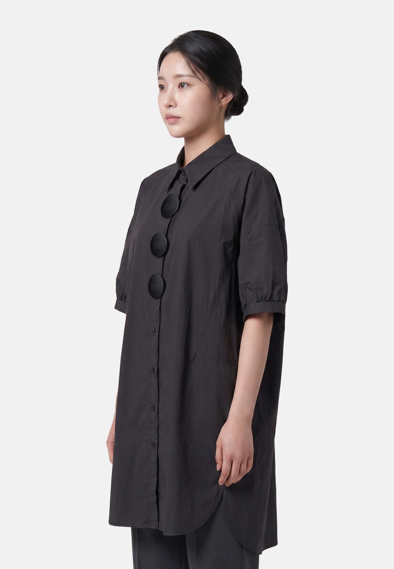 Vestito in Cotone Nero