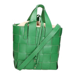 Borsa a mano da donna Vera pelle MYB-7055-SS-VERDE+BEIGE My Best Bag