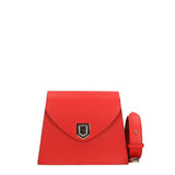 Eolara Borsa a spalla da donna Vera pelle 193842-ROSSO Gave Lux