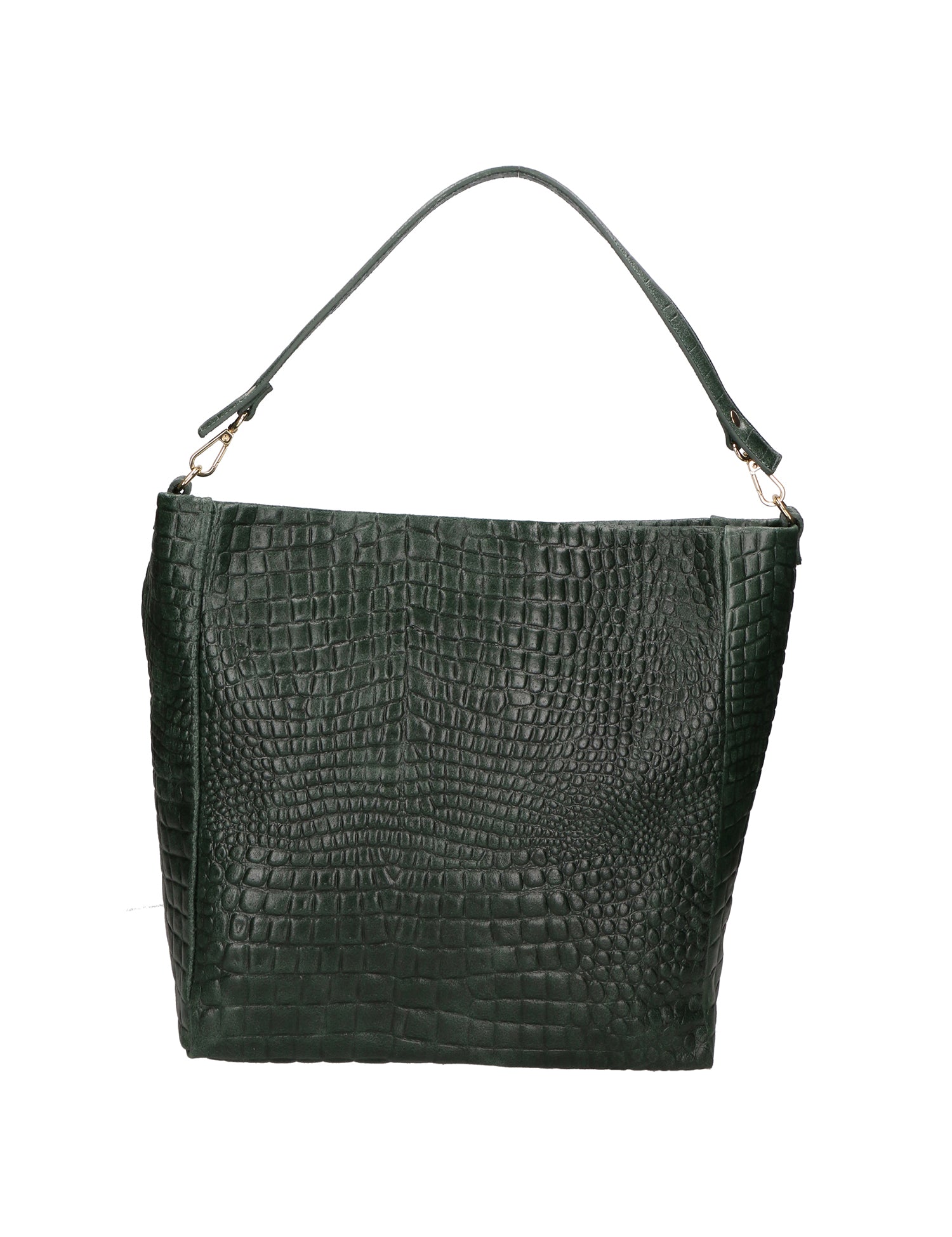 Valtera Borsa a spalla da donna Vera pelle 06500-017 VERDE BOTTIGLIA Gave Lux