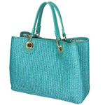 Borsa a mano da donna Paglia & Pelle MYB-05167-SS-179+D30 ACQUA My Best Bag