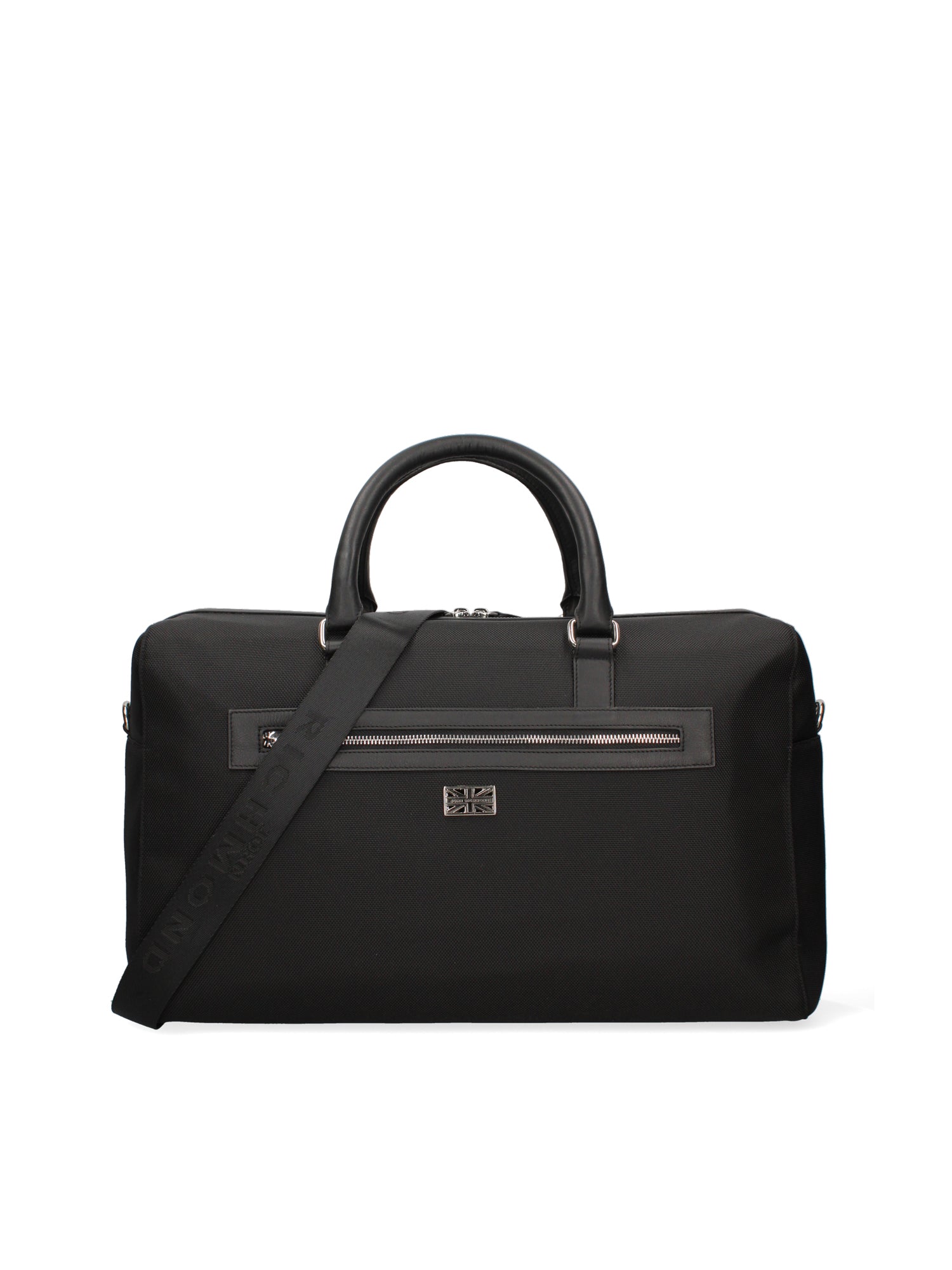Borsone da uomo in vera pelle Casual JR-B118-BLACK John Richmond