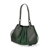 Edera Chic Borsa a mano da donna Vera Pelle 03695-L135 VERDE BOTTIGLIA Chiara Ferretti