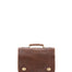 Borsa a mano unisex in vera pelle Made in Italy 4512-TESTA DI MORO Alessia Firenze