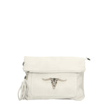 Valencia Borsa a tracolla da donna Vera pelle 8651-BIANCO Gave Lux