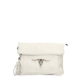 Valencia Borsa a tracolla da donna Vera pelle 8651-BIANCO Gave Lux