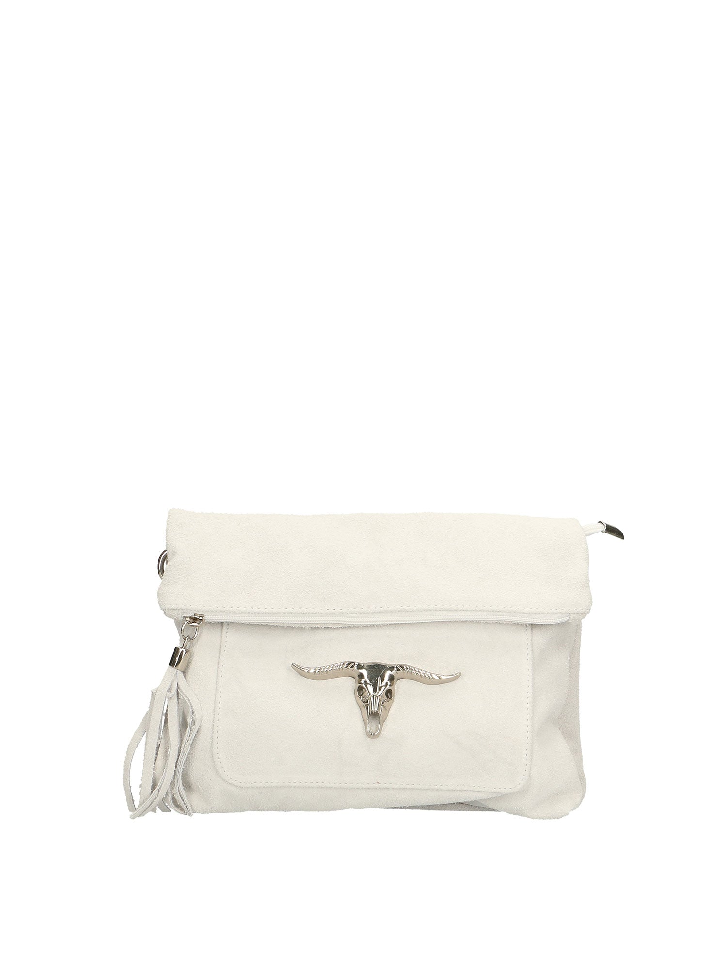 Valencia Borsa a tracolla da donna Vera pelle 8651-BIANCO Gave Lux