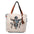 Ivonne Borsa a spalla da donna Cotone artigianale 88102-JEANS 012 Gave Lux