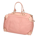 Borsa a mano da donna 100% pelle MYB-7014-SS-PEONIA G1+P726 ROSA My Best Bag