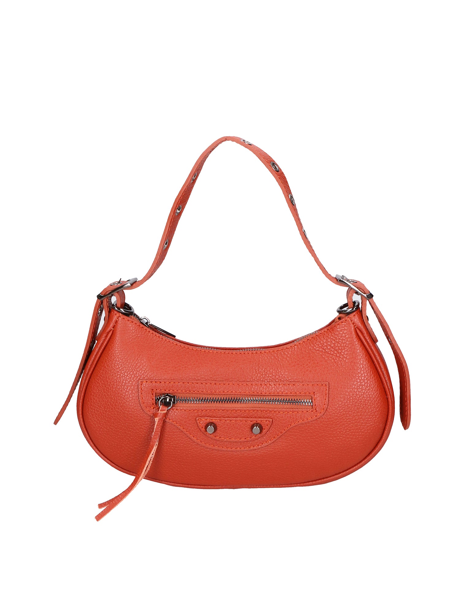 Loredana Borsa a spalla da donna Vera pelle 06548-MATTONE Gave Lux