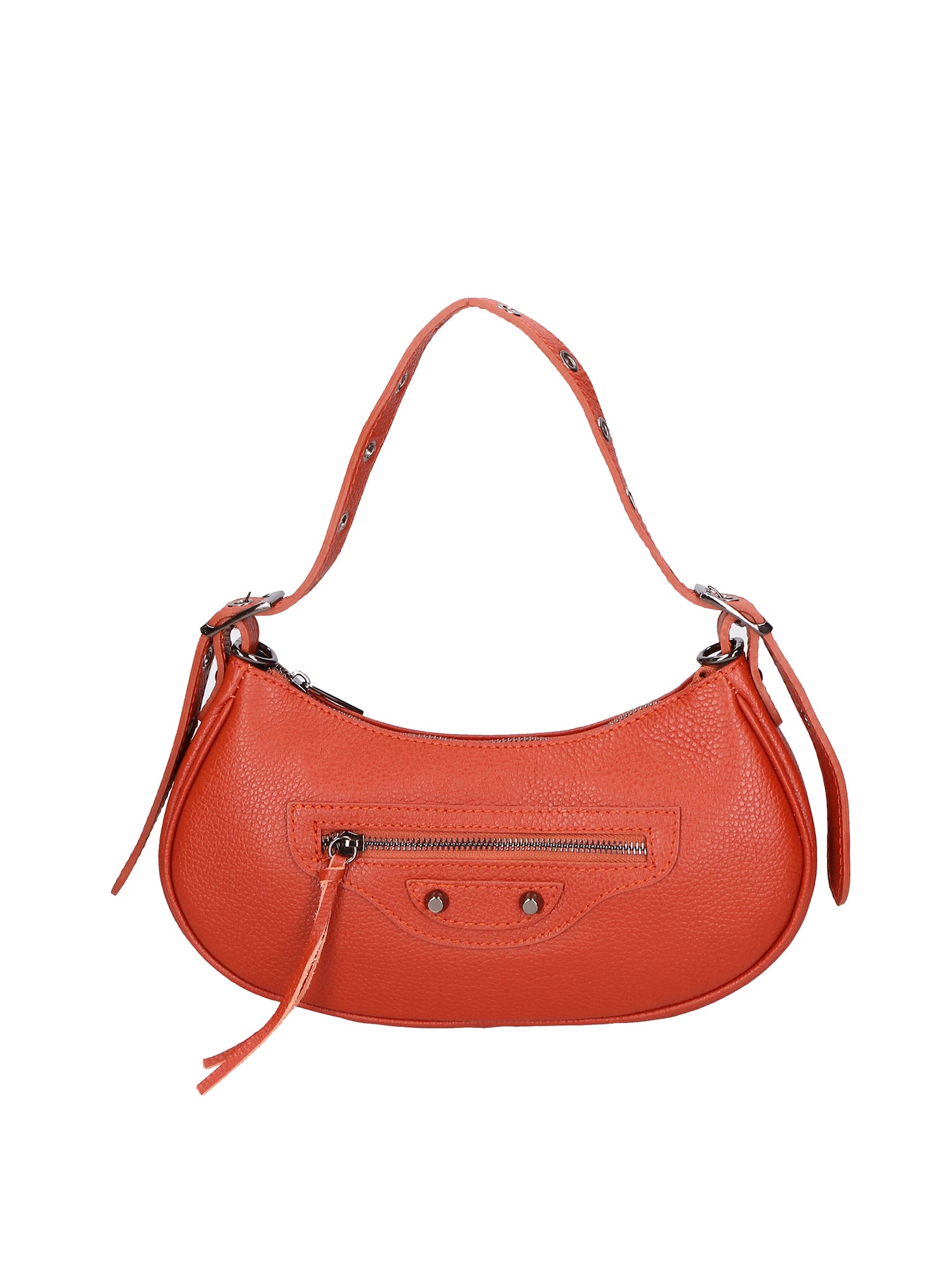Loredana Borsa a spalla da donna Vera pelle 06548-MATTONE Gave Lux