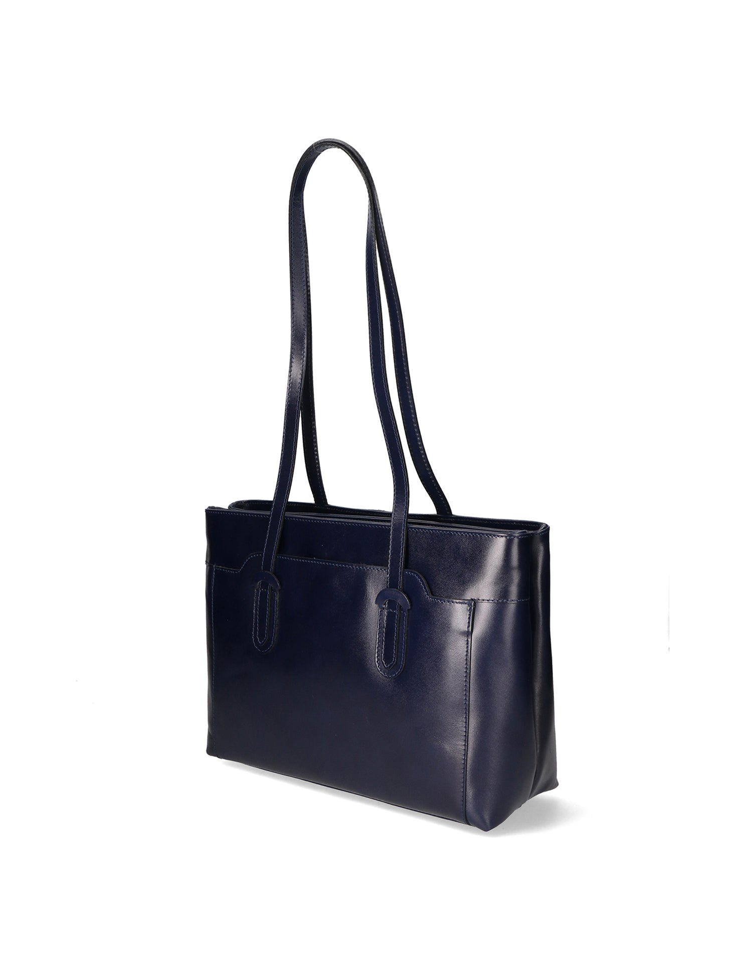 Flora Borsa a spalla da donna Vera pelle 9118-BLU Gave Lux