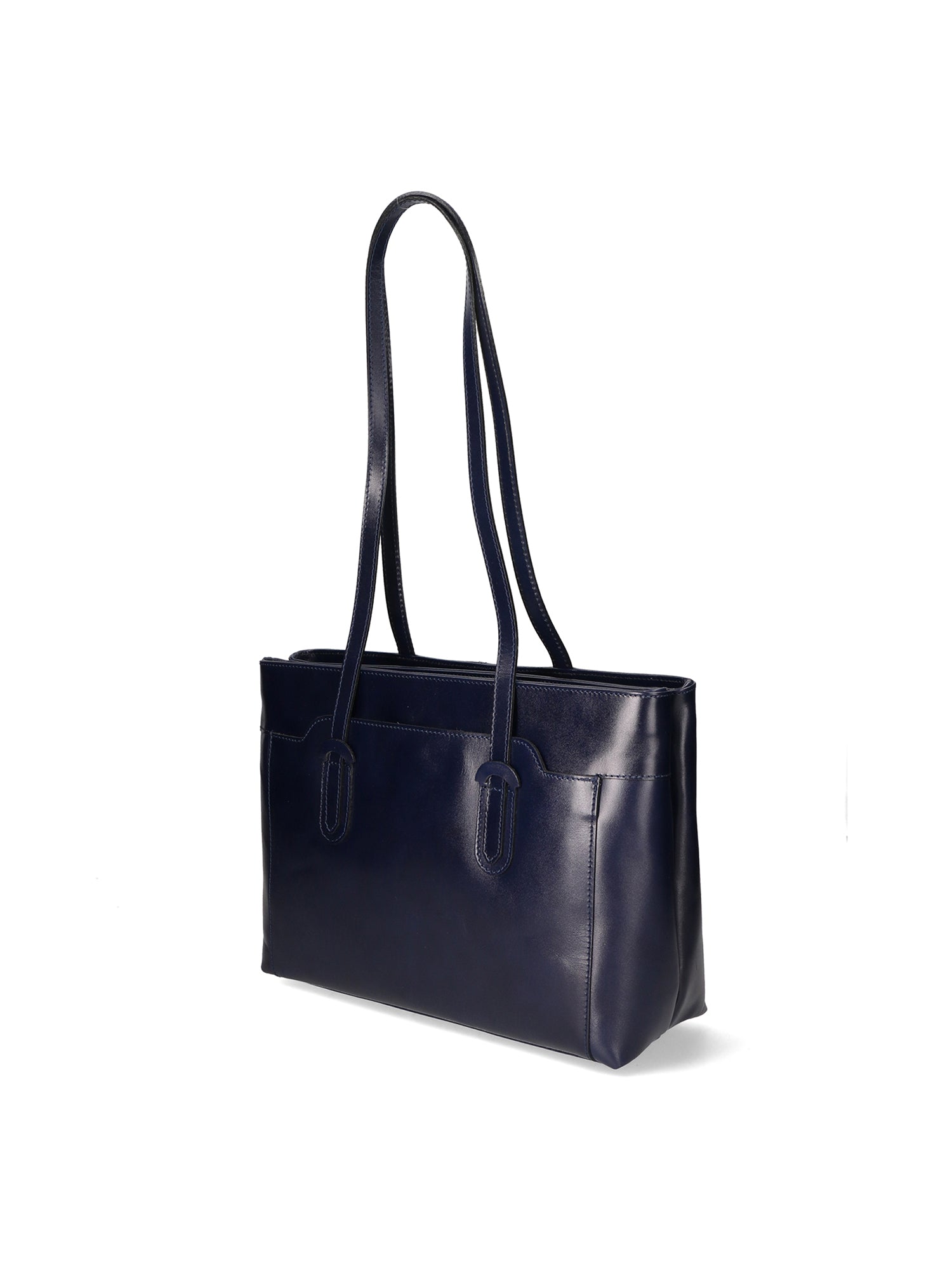 Flora Borsa a spalla da donna Vera pelle 9118-BLU Gave Lux