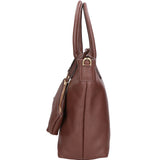 Sylvie Unisex Handbag in Genuine Leather Made in Italy 34x30x9 cm