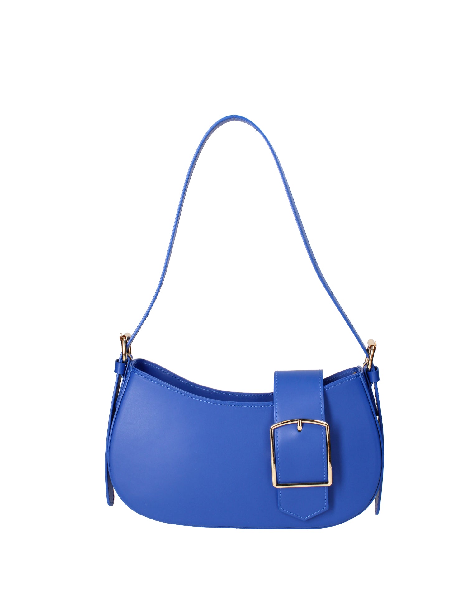 Borsa a spalla da donna 100% vera pelle 07213-L115 BLUETTE Roberta Rossi