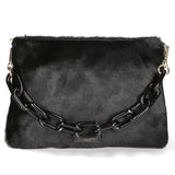 Borsa a tracolla da donna Vera pelle MYB-8017-FW-NERO My Best Bag