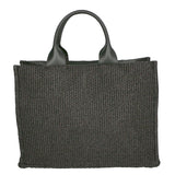 Allison Borsa a spalla da donna Paglia e pelle 05117-12 S28 NERO Gave Lux