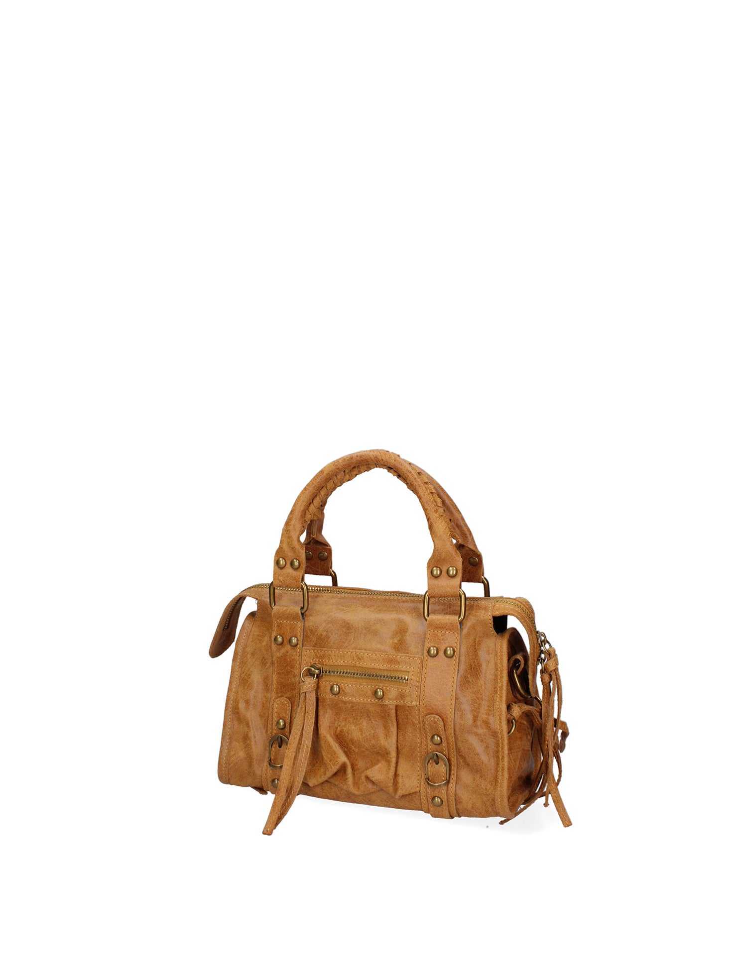 Erisia Borsa a spalla da donna Vera pelle 06091-005 CUOIO CHIARO Gave Lux