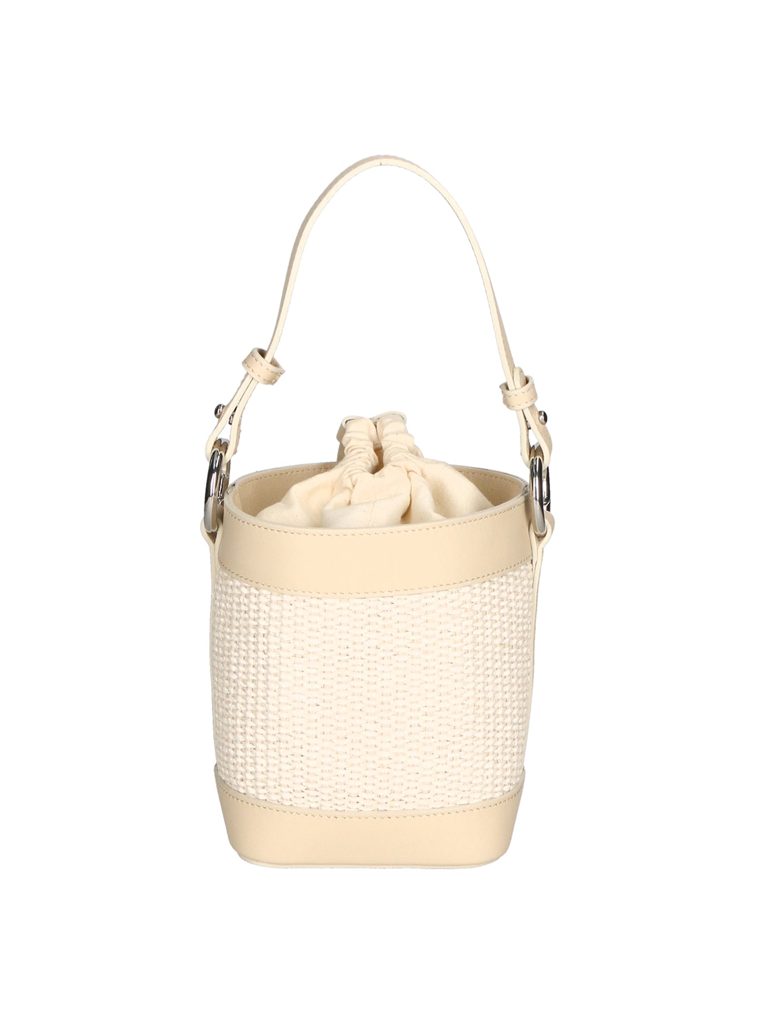 Borsa a secchiello da donna Misto pelle e tessuto MYB-05166-SS-148+S03 BEIGE My Best Bag