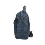 Vera Pelle 6542-BLU BLUE Borsa a mano unisex Modello Avelon Gave Lux