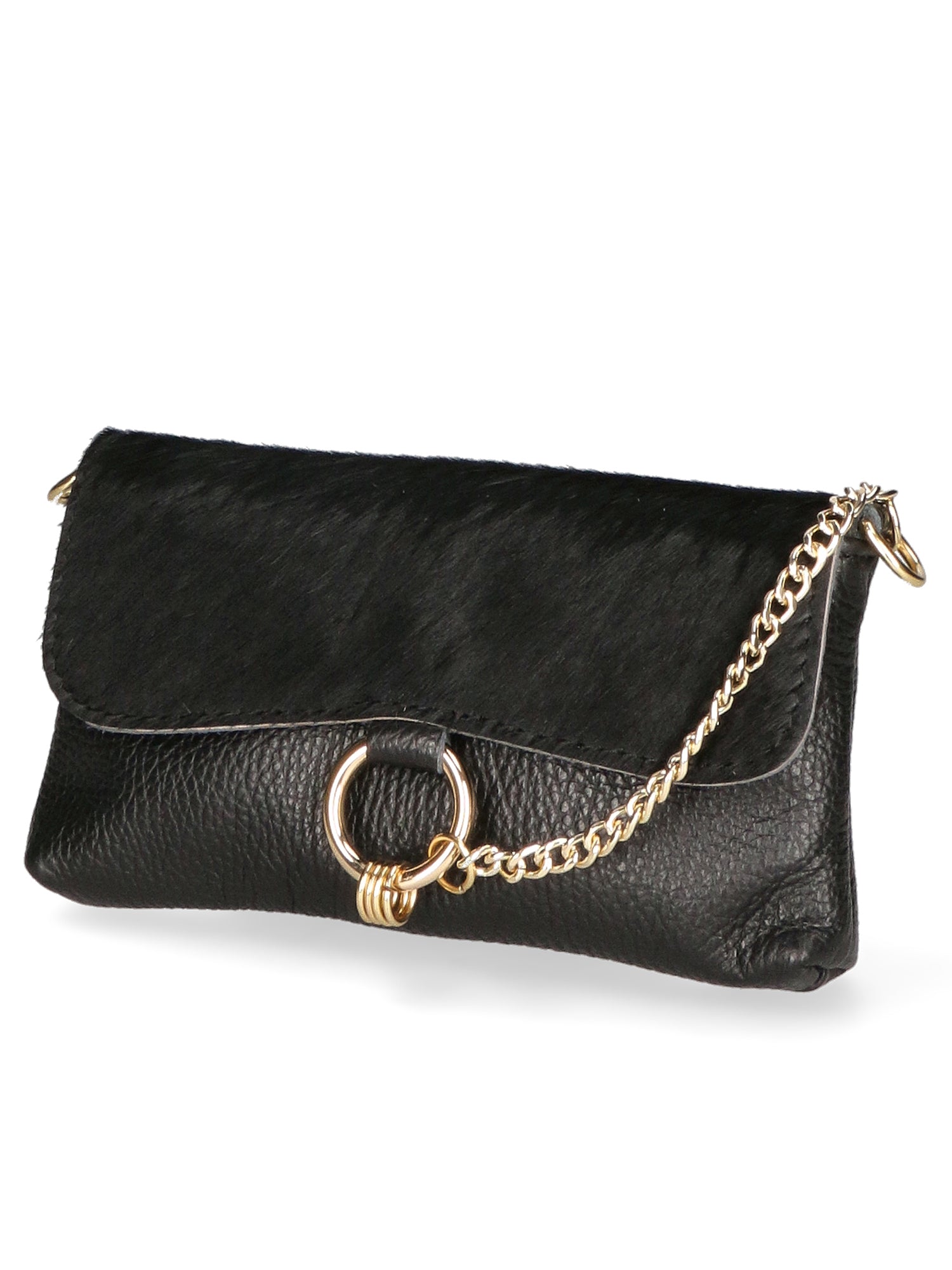 Safira Borsa a mano da donna Vera pelle 04760-NERO NERO Gave Lux