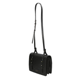 Borsa a tracolla da donna 100% pelle MYB-8003-FW-NERO My Best Bag