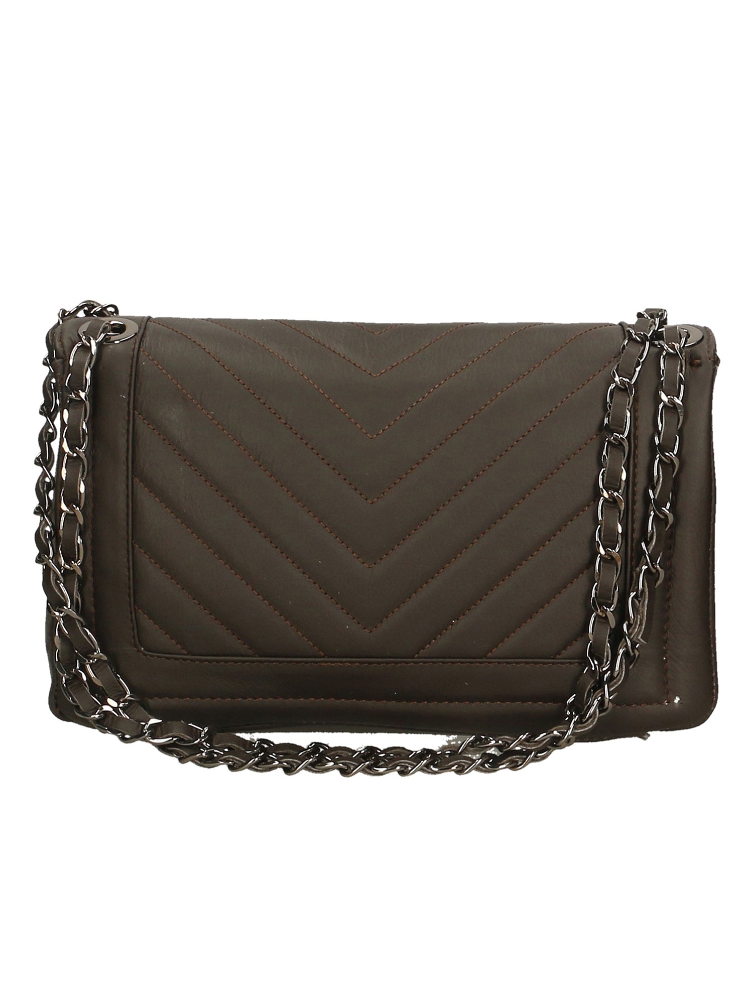 Bologna Borsa a spalla da donna Vera pelle 6590-T.MORO DARK BROWN Gave Lux