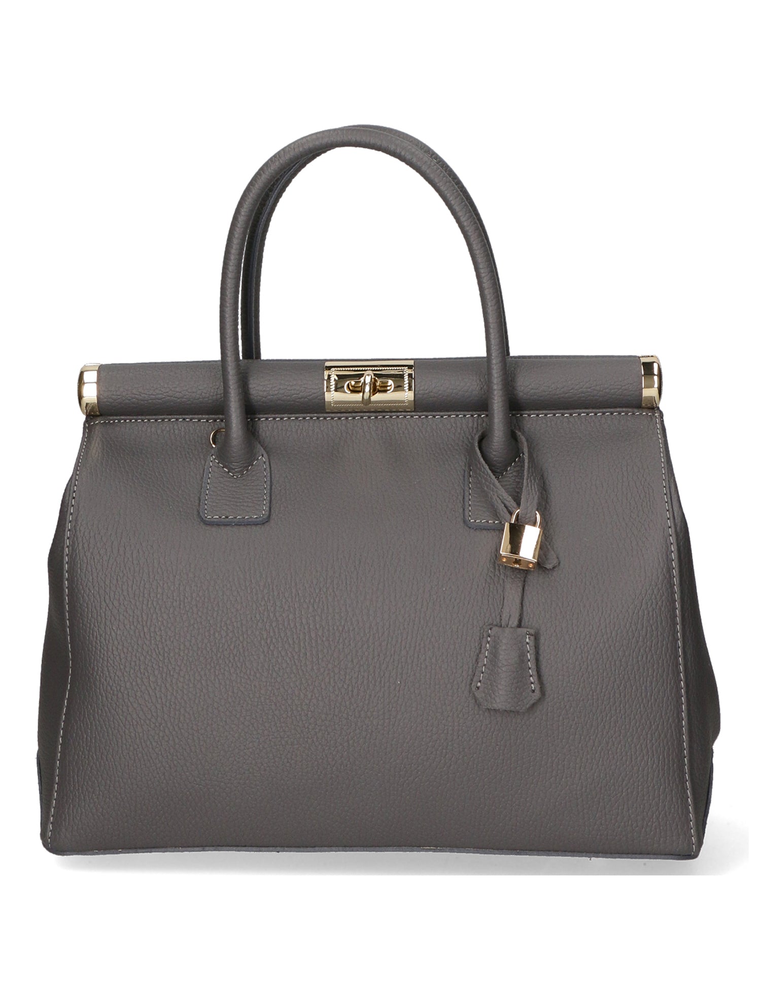 Aleria Borsa a mano da donna Vera pelle 8005-D27 CENERE Gave Lux