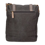 Milena Borsa a tracolla unisex Canvas e vera pelle ZG3009-NERO BLACK Gave Lux