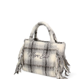 Borsa a mano da donna Textile Prodotto Vegano 23x26x14 cm