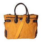 Melissa Borsa a tracolla unisex Canvas e pelle ZG3001-CUOIO COGNAC Gave Lux