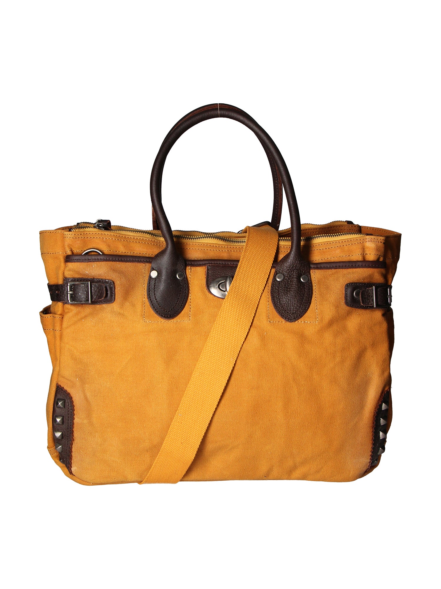 Melissa Borsa a tracolla unisex Canvas e pelle ZG3001-CUOIO COGNAC Gave Lux