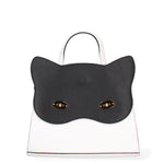 Arancia Borsa a mano da donna 100% pelle 8969-BIANCO+NERO Gave Lux