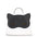 Arancia Borsa a mano da donna 100% pelle 8969-BIANCO+NERO Gave Lux