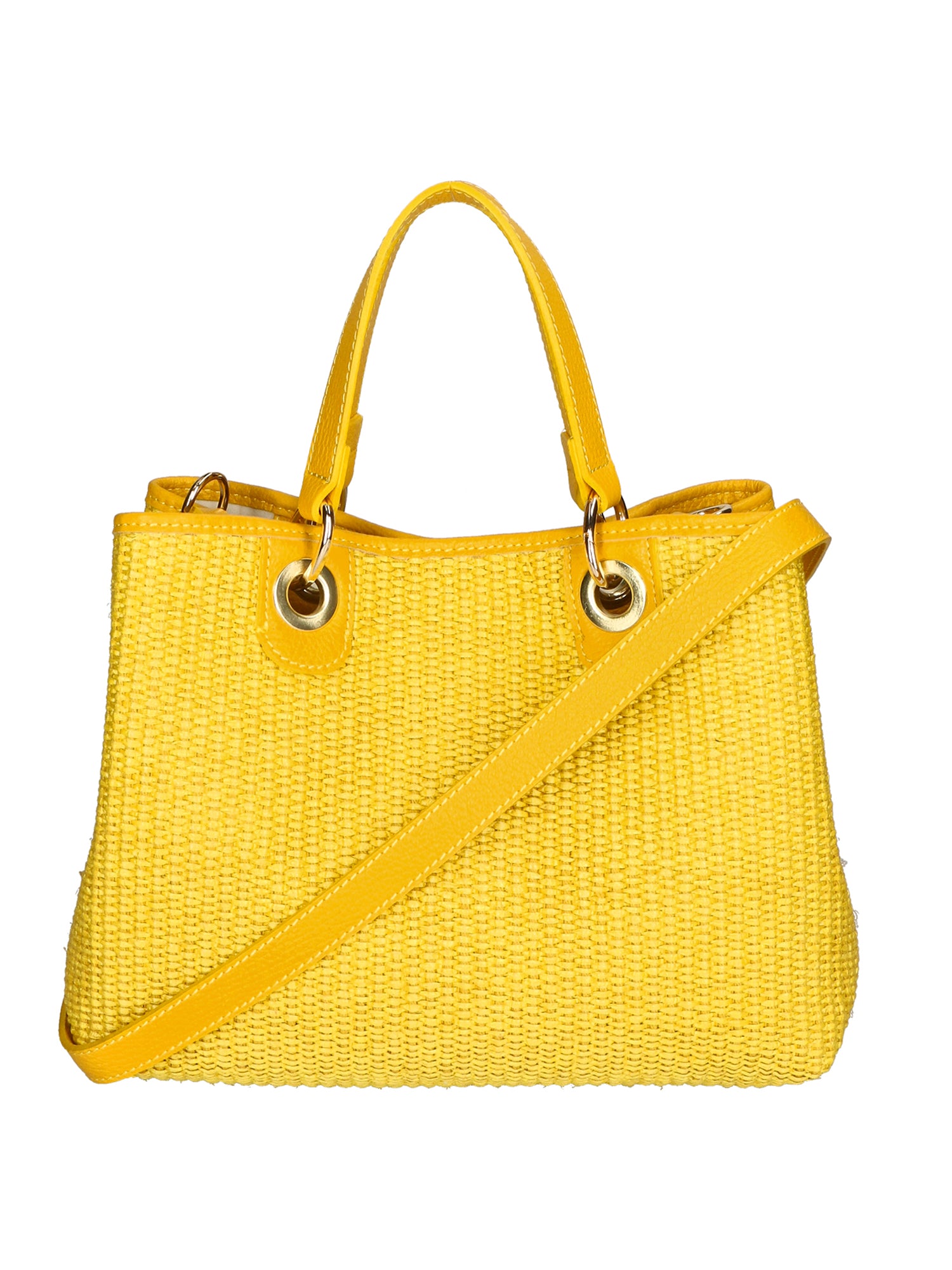 Borsa a mano da donna Paglia & Pelle MYB-05167-SS-312+D04 GIALLO My Best Bag