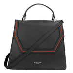 Borsa a mano da donna 100% vera pelle MYB-6004-FW-P218 NERO My Best Bag