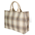 Alicia Borsa a spalla da donna Cotone e pelle 05086-40 TAUPE Gave Lux